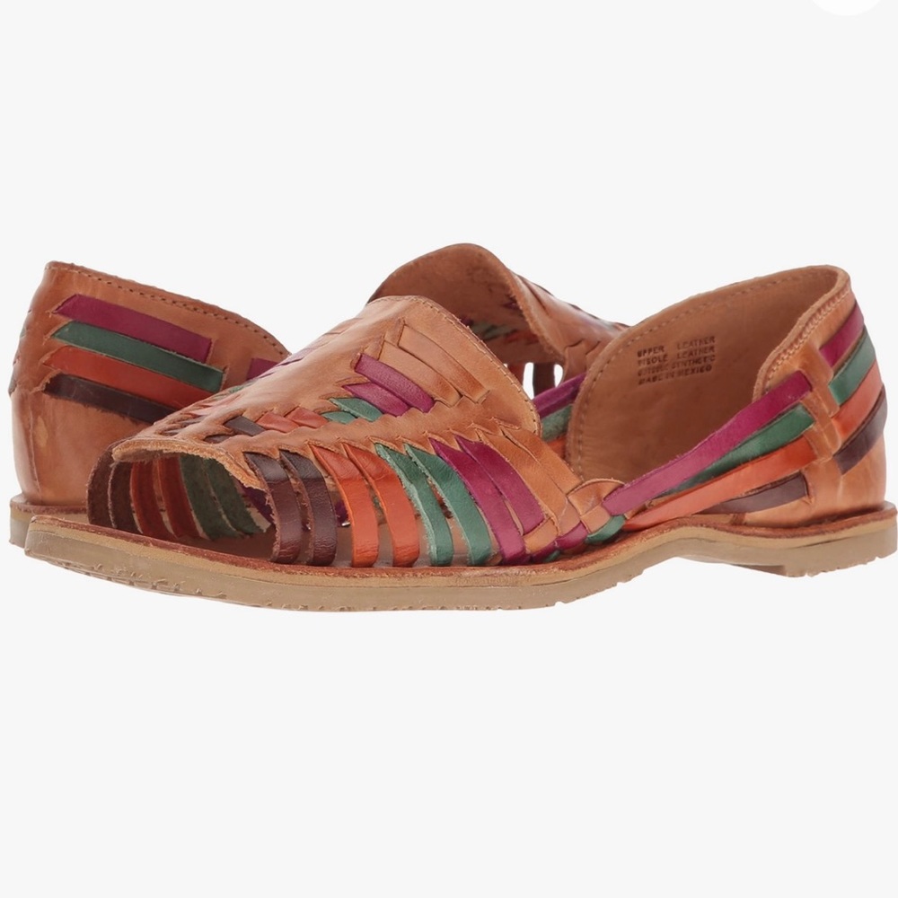 Sbicca Jared multi colored huarache sandals
